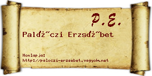 Palóczi Erzsébet névjegykártya